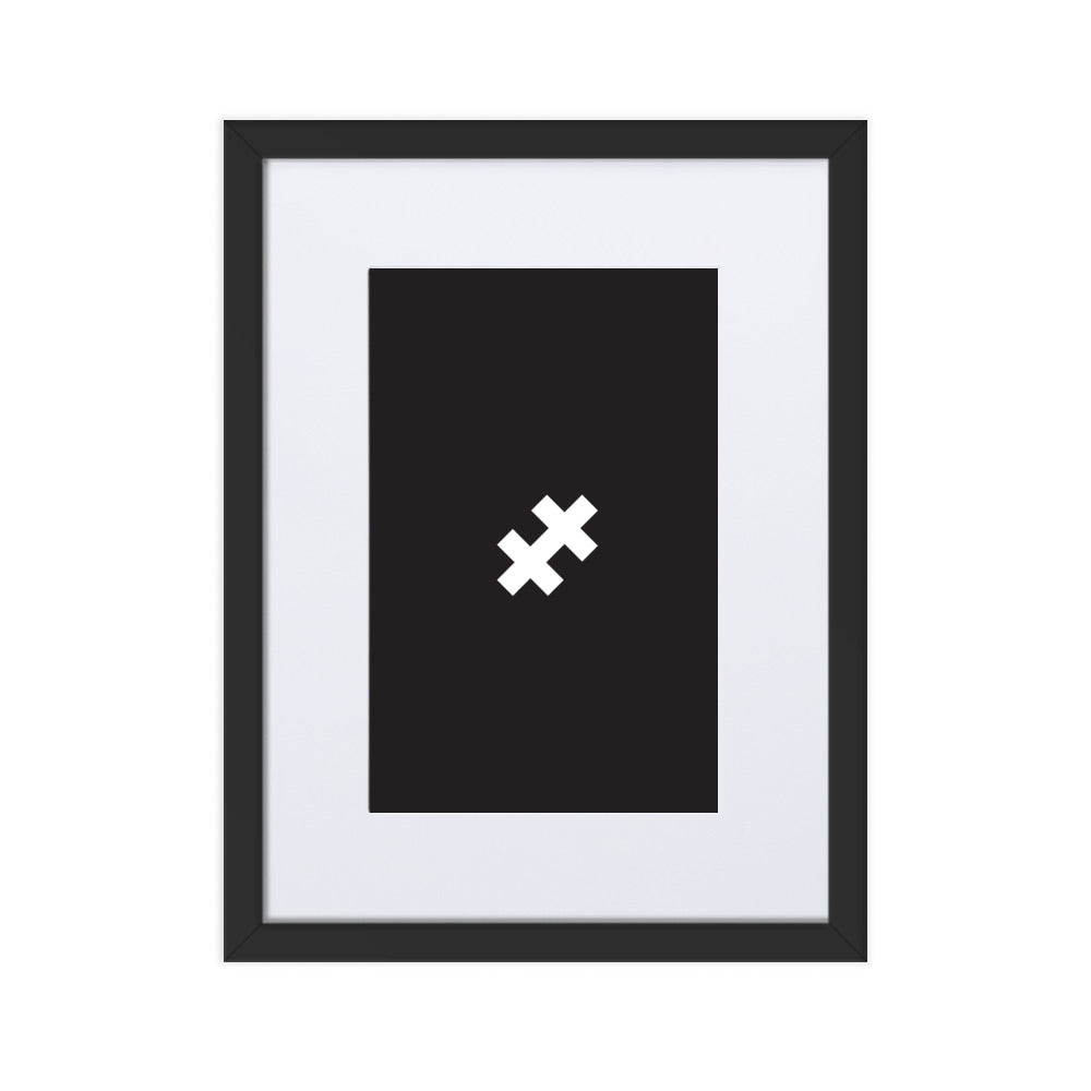 Matte Paper Framed Poster With Mat